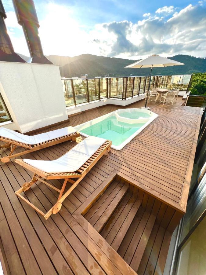 Cobertura Velejar Em Condominio Clube - Com Area De Lazer Governador Celso Ramos Ngoại thất bức ảnh